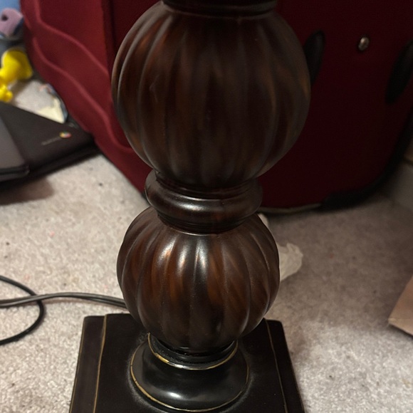 Rustic Brown Table Lamp - Picture 6 of 7